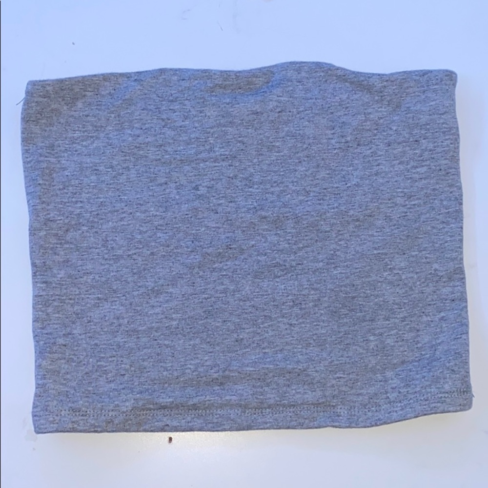 Gray Crop Top